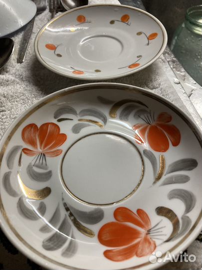 Блюдце советский винтаж