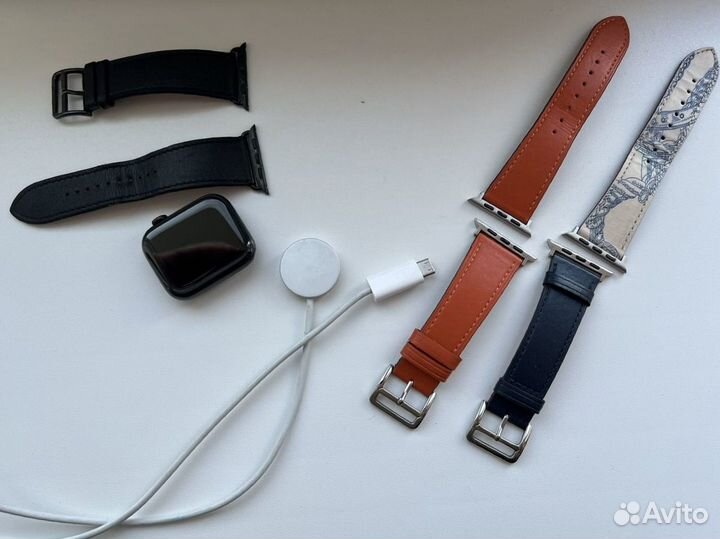 Apple watch series 7 45mm hermes black