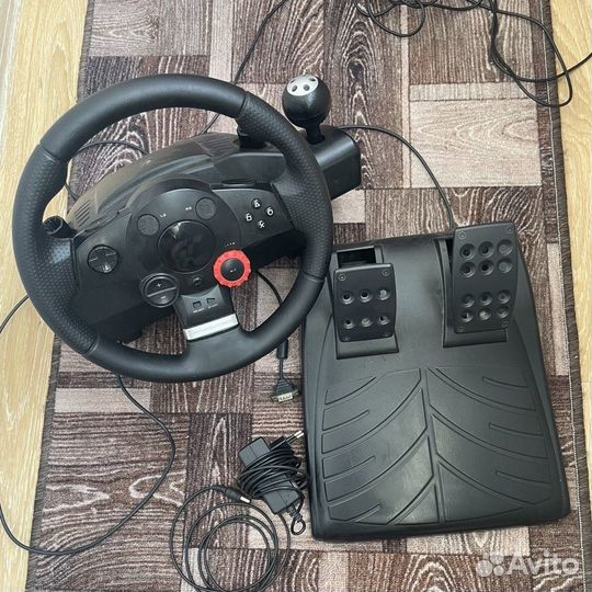 Игровой руль logitech driving force gt