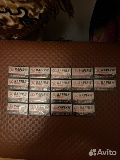 Лезвия для бритвы rapira (бронь)