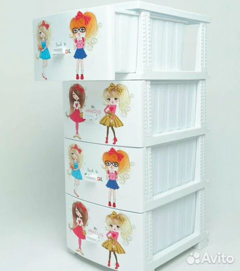 Комод детский пластиковый