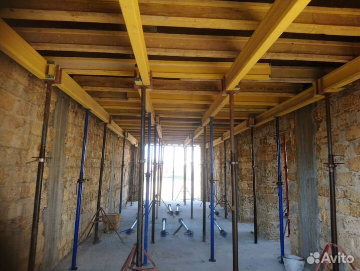 Аренда опалубки для монолитного перекрытия