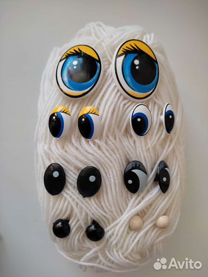 Глазки и носики для мягких игрушек / творчества