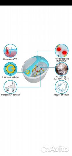 Гидромассажная ванночка для ног