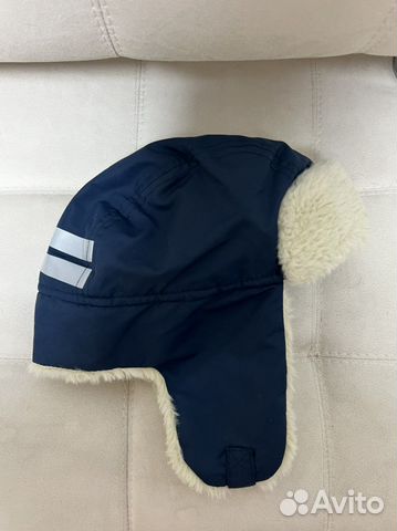 Шапка ушанка и варежки HM для мальчика 134-152