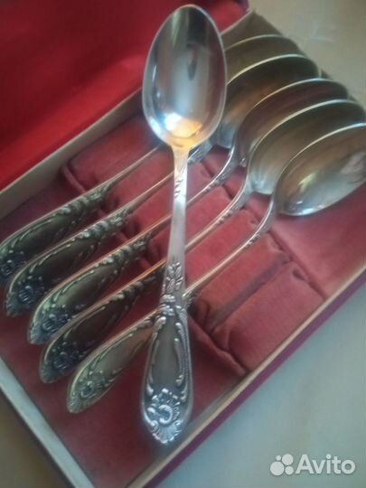 Чайные ложки мельхиор