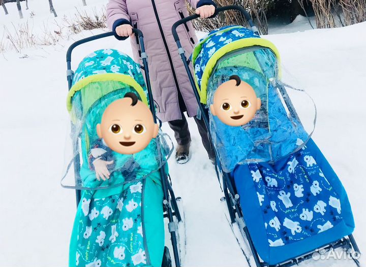 Коляска сани