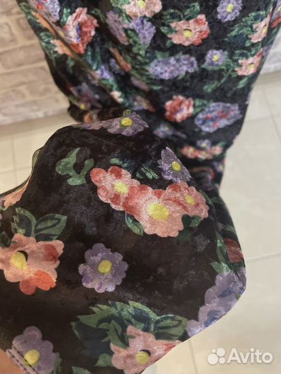 Бархатное платье