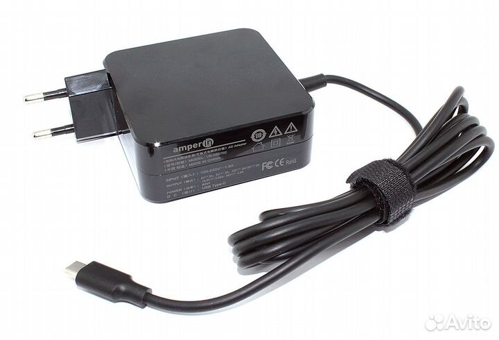 Блок питания Amperin 20V 4,5A 90W Type-C