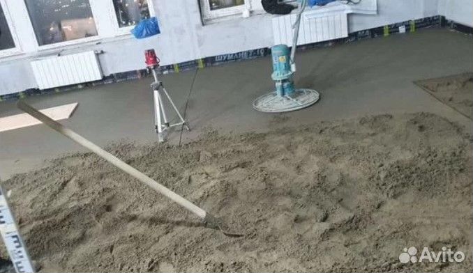 Полусухая стяжка пола