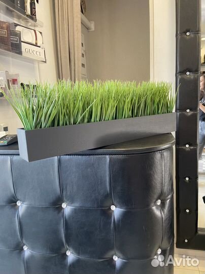 Искусственная трава в ящике
