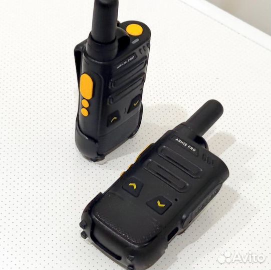 Легкая рация с наушником, комплект 2 штуки