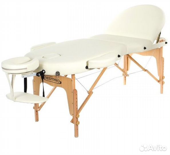 Складной массажный стол Restpro Vip Oval 3 Cream