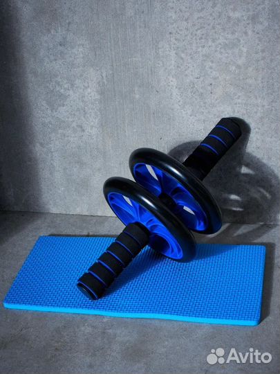 Ролик для пресса двойной с ковриком LVP