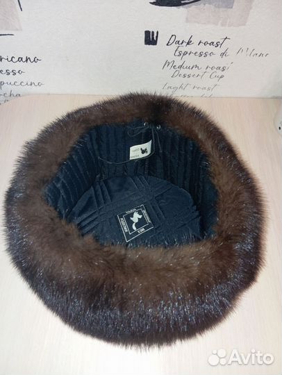 Шапка норковая женская
