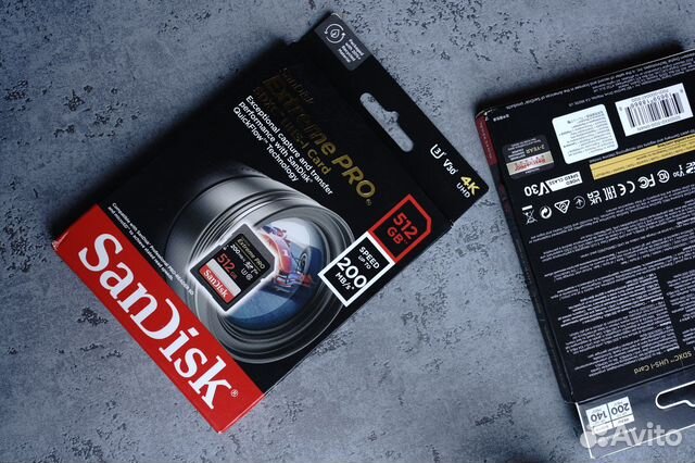 SanDisk Extreme 512 GB PRO 200mb/s 512Gb UHS-I V30