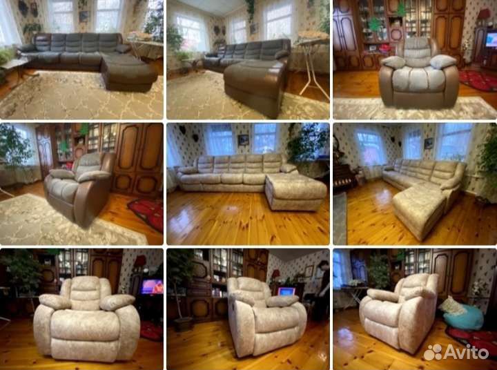 Перетяжка мебели, дивана, кровати, стула, кресла