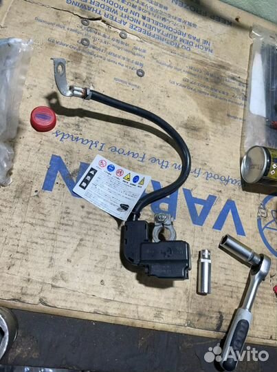 Минусовая клемма с ibs Bmw e60 рестайлинг