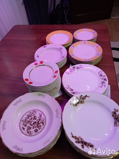 Тарелки фарфор СССР новые