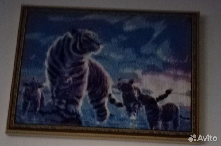 Алмазная вышивка готовая работа