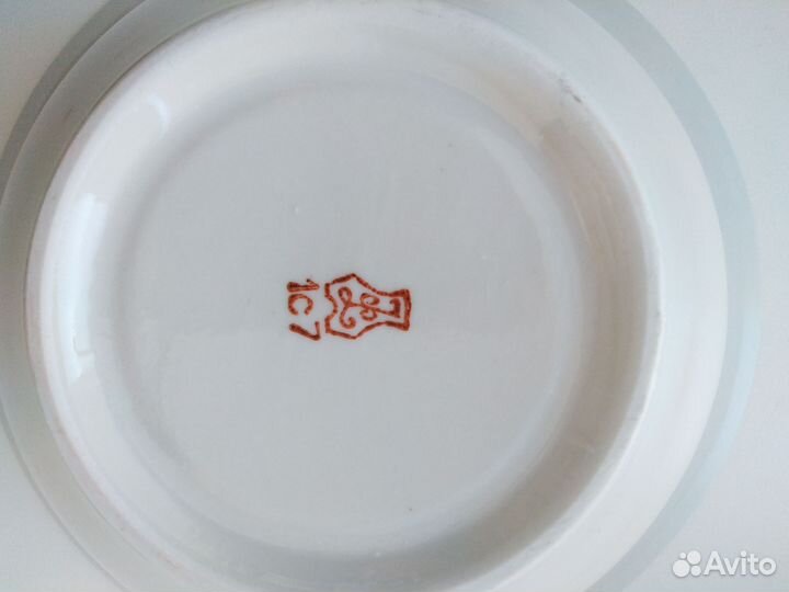 Супница СССР с тарелками