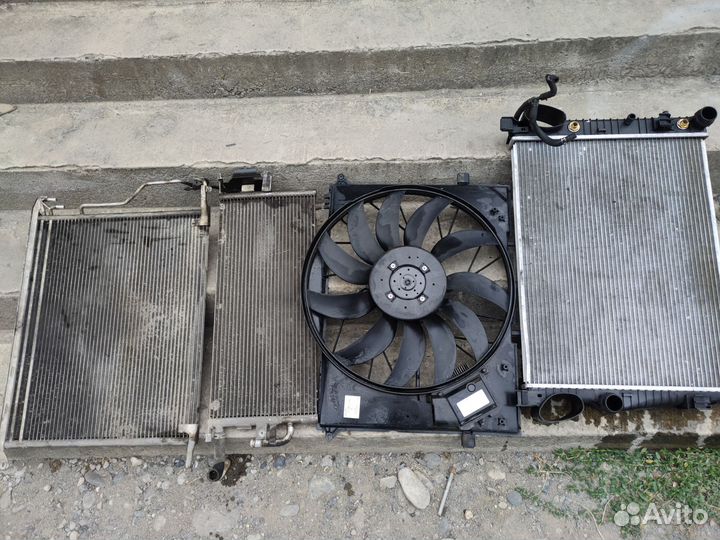 Вентилятор охлаждения мерседес w220 om628 4,0d