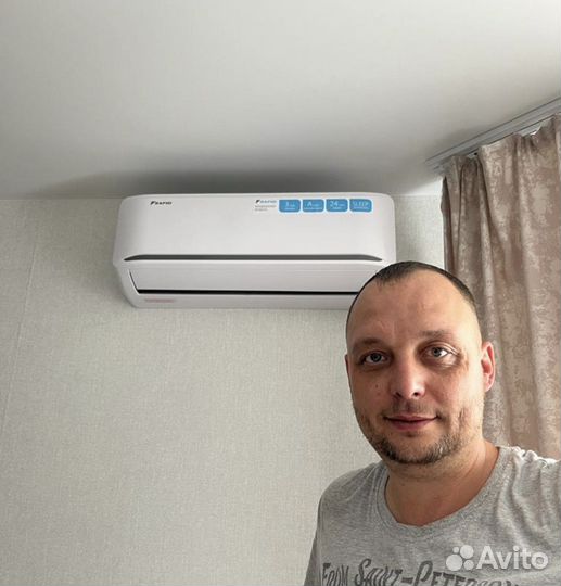 Установка и продажа кондиционеров/закладка трассы