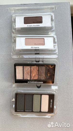 Тени Dior, Givenchy, Clarins, Chanel, Lancome