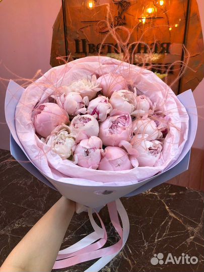 Букет пионов (цветы, композиция)