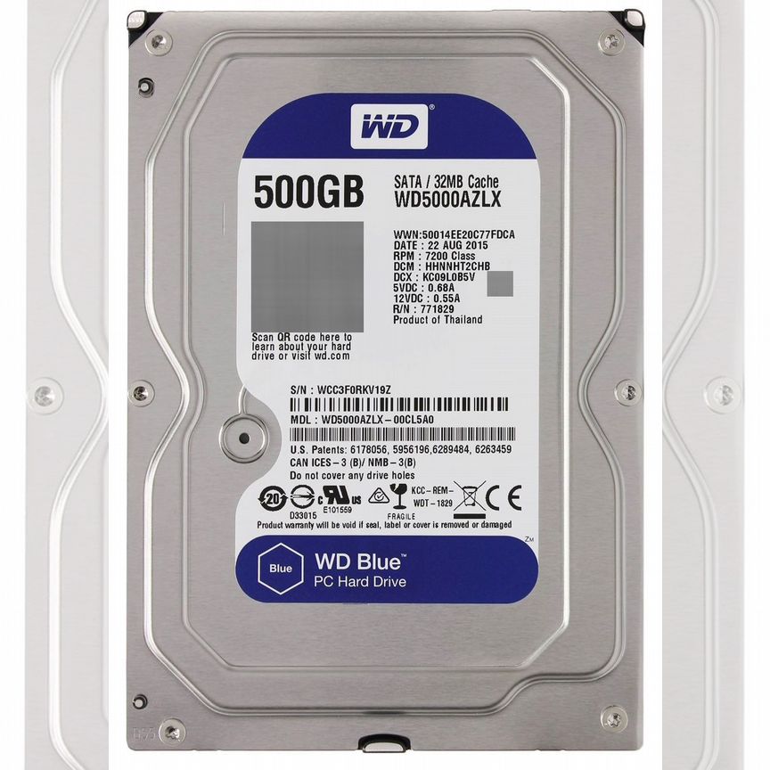 [WD5000AZLX] Жесткий Диск Western Digital 500gb Sata Wd5000azlx