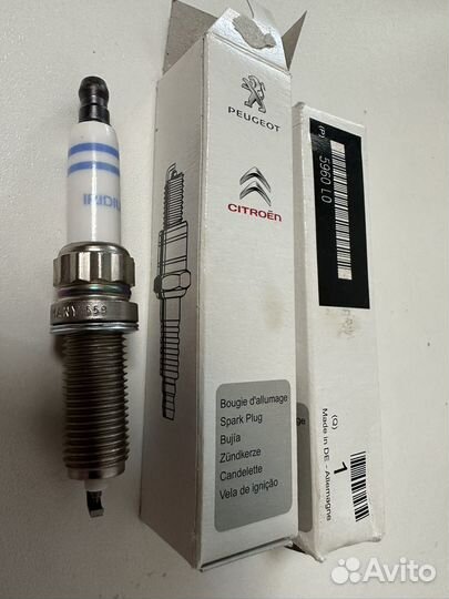 Свечи зажигания peugeot