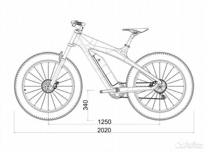 Электровелосипед GreenCamel Карбон Kontax
