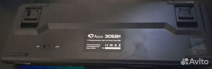 Akko 3068 b plus (свитчи стоит ktt v3 white)