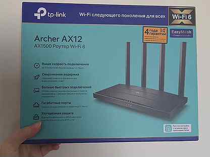 Wi-Fi роутер TP-Link Archer AX12