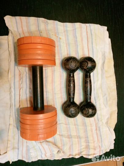 Гантели разборные бу