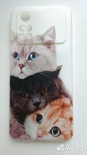 Чехол для смартфона Xiaomi Poco M4 Pro 4G, 6,43д