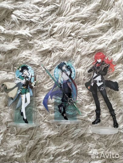 Аниме фигурки Геншин, бронь