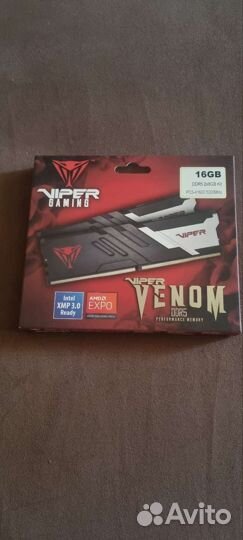 Patriot Memory Viper Venom DDR5 5200 мгц 2x8 гб