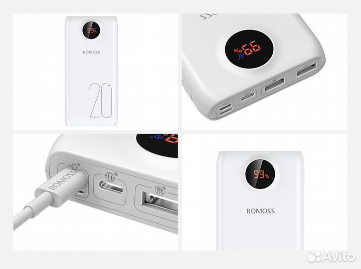 Внешний аккумулятор Romoss sw20ps (20000mah)