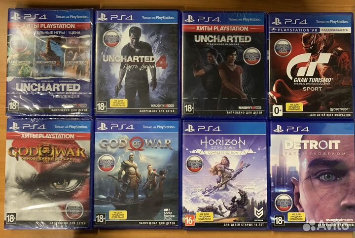 Эксклюзивные игры для PlayStation 4