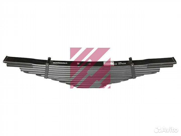 Рессора задняя Рено 11-ти листовая 11/26x90x286