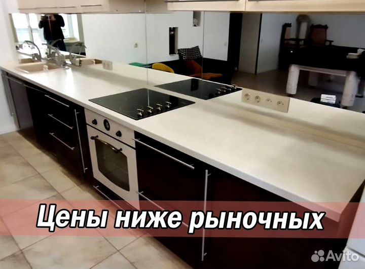 Столешницы из акрилового камня от производителя