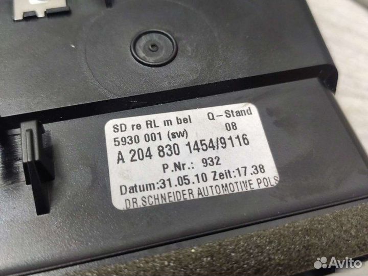 Воздуховод салона Mercedes C W204