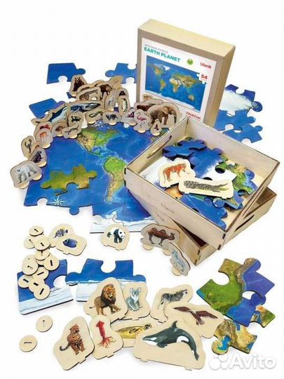 Деревянные пазлы