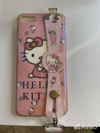 Чехол на iPhone 7 с hello Kitty