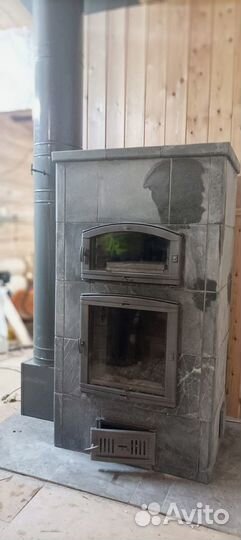 Печь-камин натуральный камень Remi 2