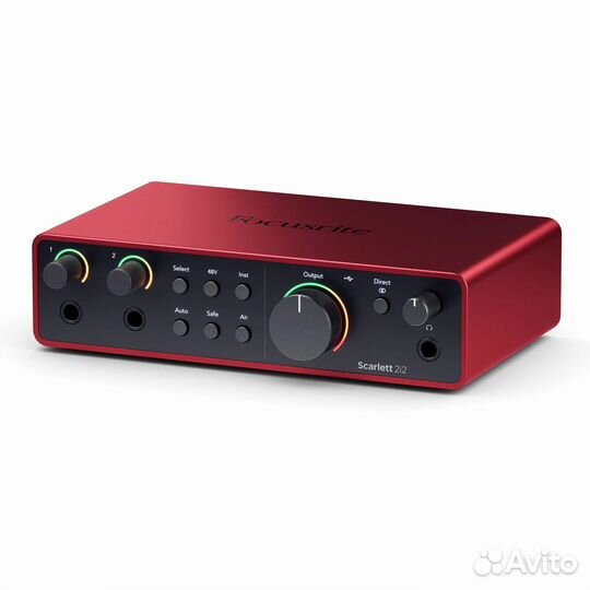 Аудиоинтерфейс Focusrite Scarlett 2i2 4th Gen
