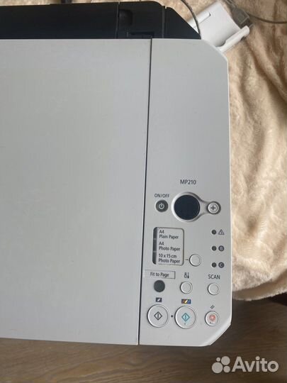 Принтер canon mp 210 с картриджем