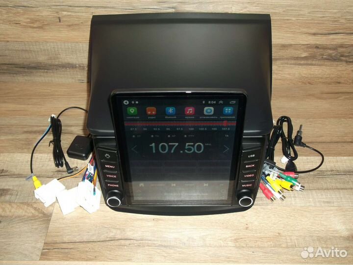 Магнитола Mitsubishi L200 Tesla Android