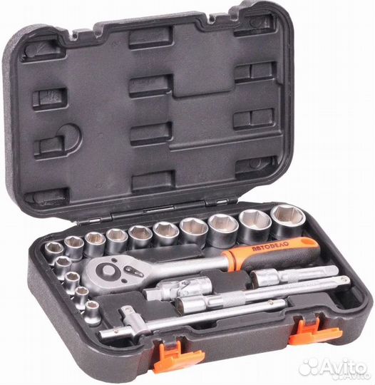 Набор головок торцевых 19 предметов Автодело